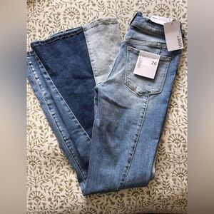 Vervet denim size 26 Bella high rise flare